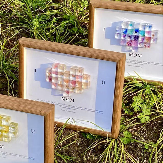 Flower Resin Art Frame 10" - Customized Mother's Day Gifts