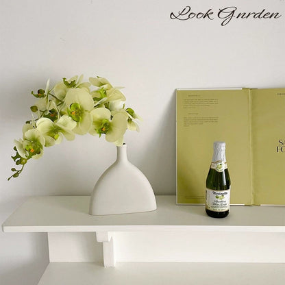 Real Touch Artificial Phalaenopsis Orchid and Vase