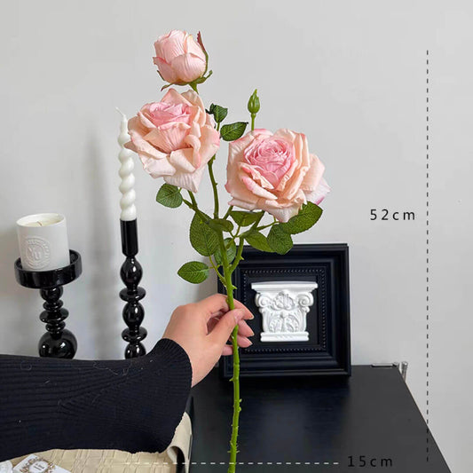 Artificial Pink Rose - 18 inches